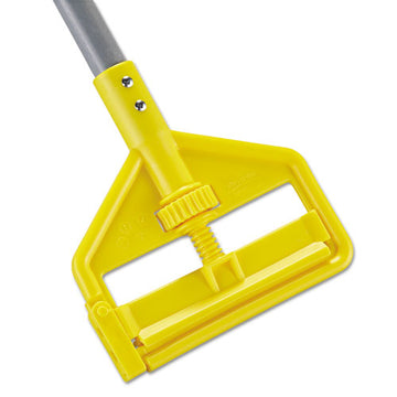 Rubbermaid® Commercial Invader Fiberglass Side-gate Wet-mop Handle, 1 Dia X 54, Gray-yellow freeshipping - TVN Wholesale
